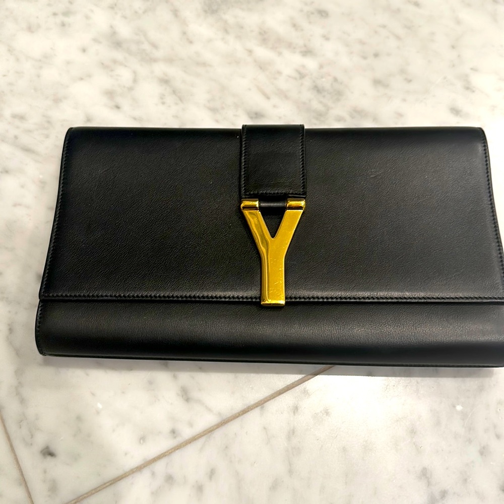 YSL Y clutch